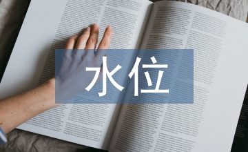 水口水電站水位治理工程研究