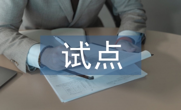 試點工作方案